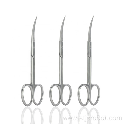 Custom Logo Stainless Steel Beauty Salon Eyelash Cutting Scissors